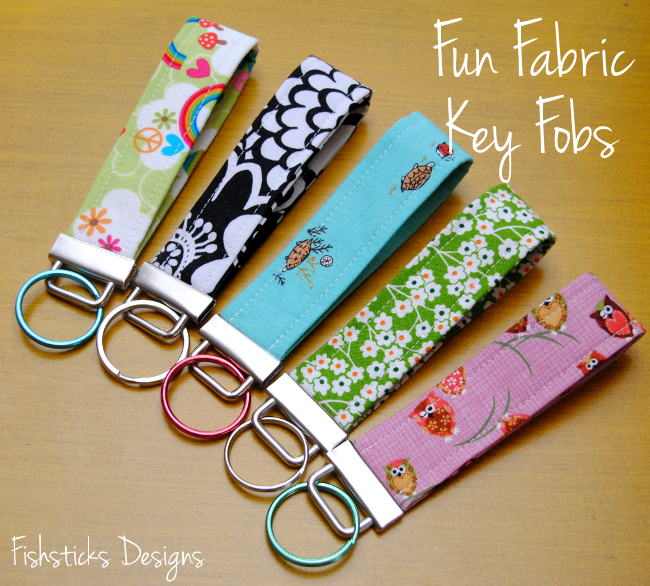 DIY Key Fob Wristlet Tutorial, Last Minute Gift Idea